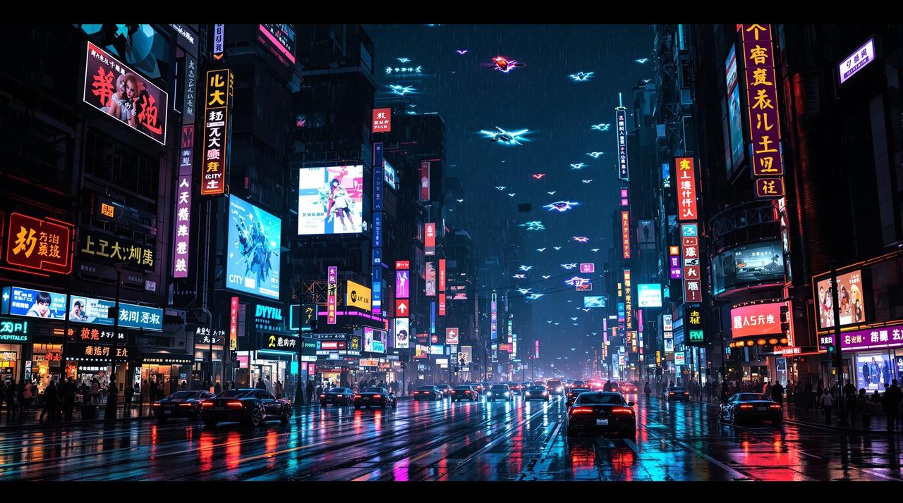 未来都市 - 科幻高清影视封面 | 流光影视50